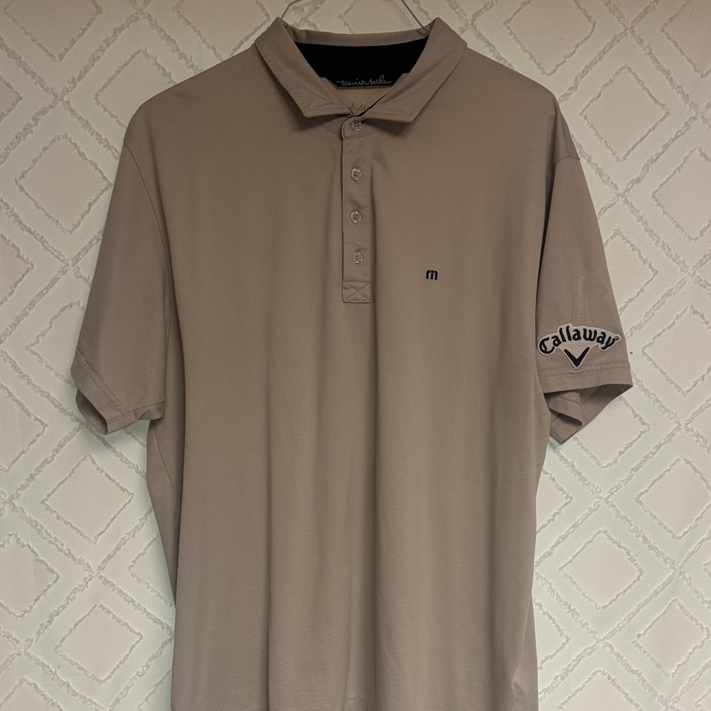 Callaway Men's Beige Polo Shirt